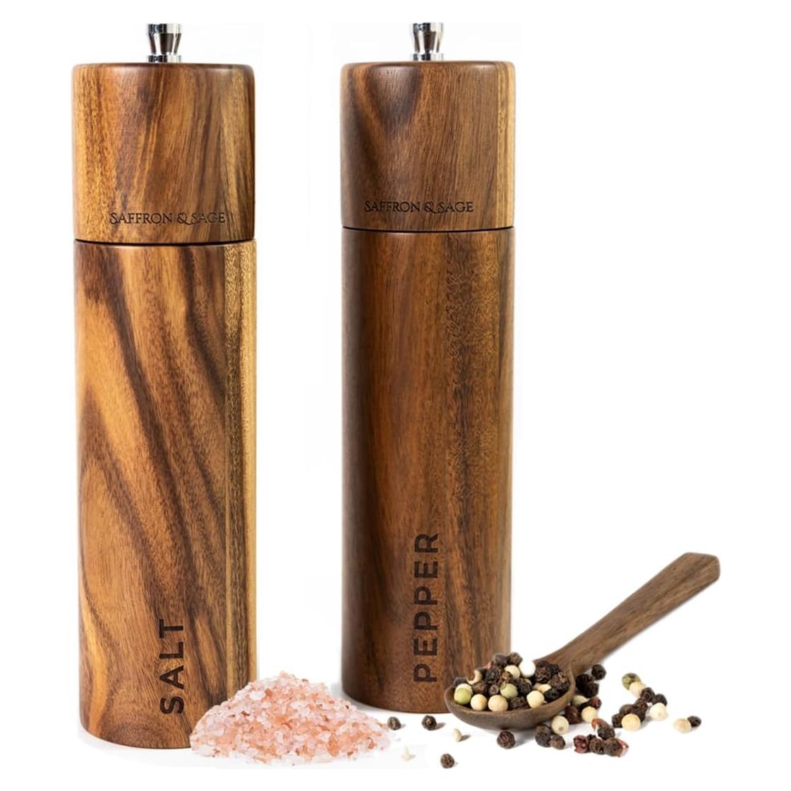 Juego de Molinillos de Sal y Pimienta Saffron & Sage 20 cm