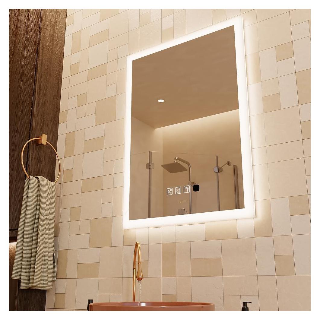 Espejo de Baño LED GANPE 50,8x71,1cm Bluetooth IP44