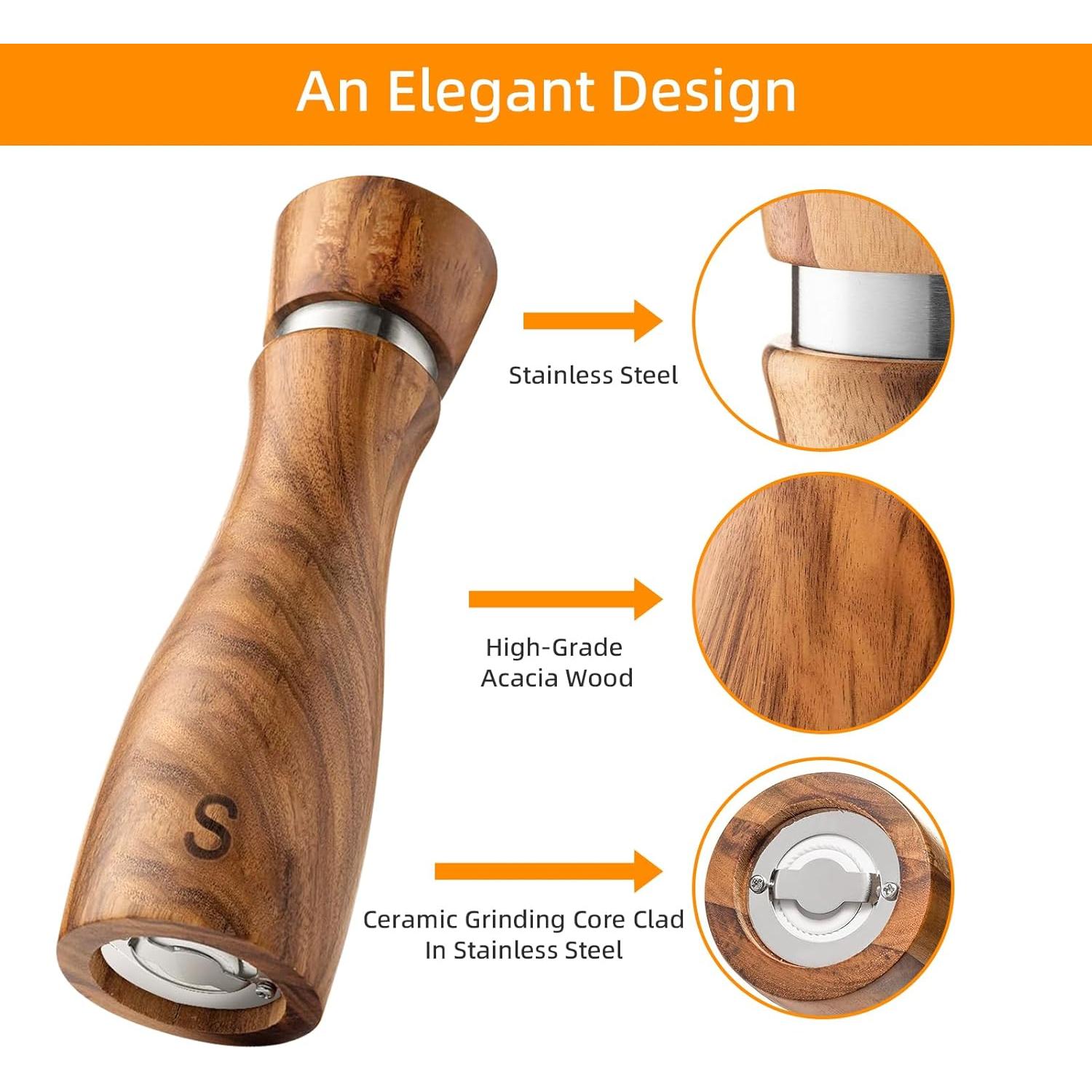 Juego de Molinillos de Sal y Pimienta Good Grips 20 cm