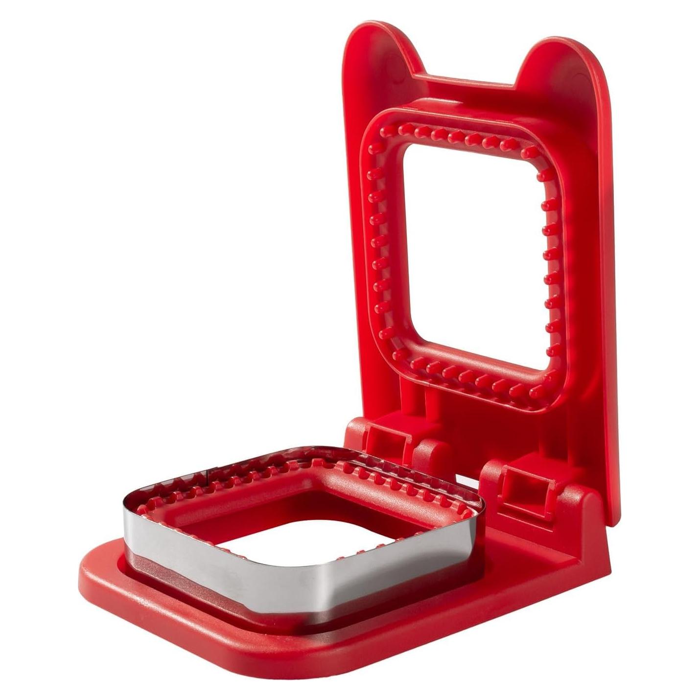 Cortador y Sellador de Sándwich CHICHAUS Rojo 14.7x11.9 cm