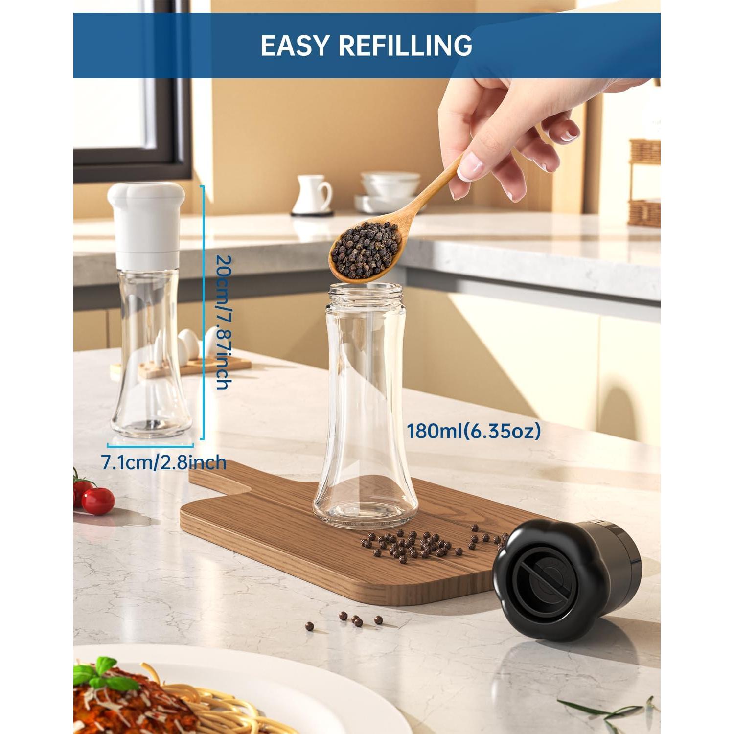 CIRCLE JOY Molinillos de Sal y Pimienta Manuales 180ml