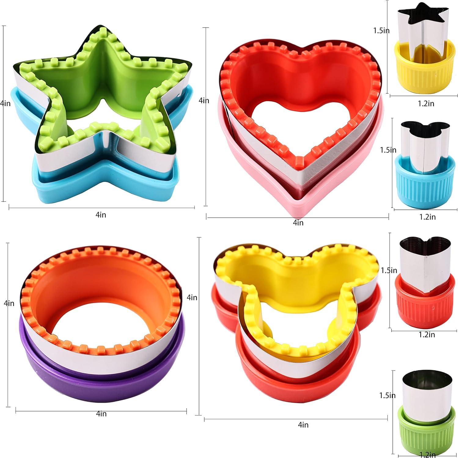 Cortadores de Sándwiches y Galletas GELIFATLE 8 Piezas