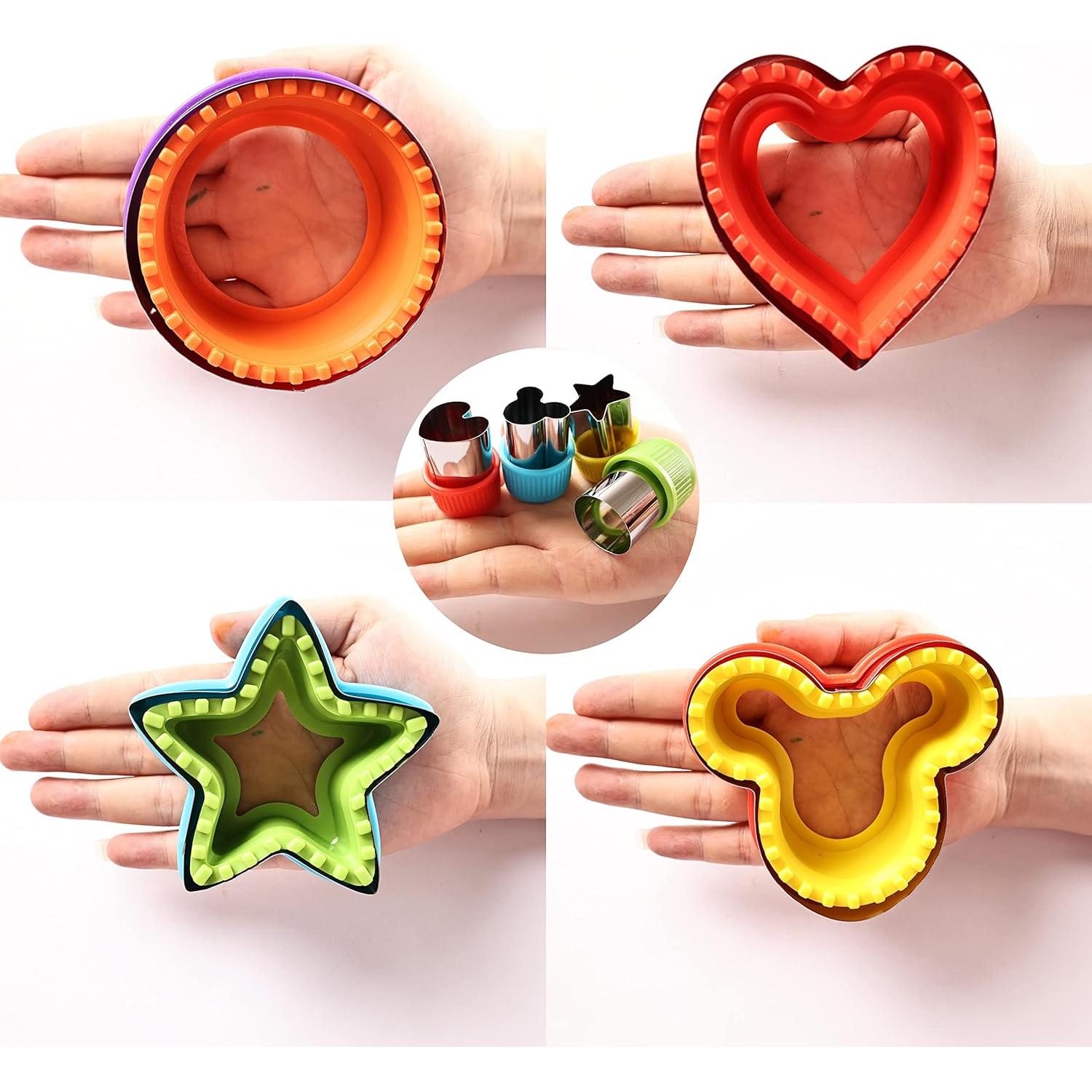 Cortadores de Sándwiches y Galletas GELIFATLE 8 Piezas