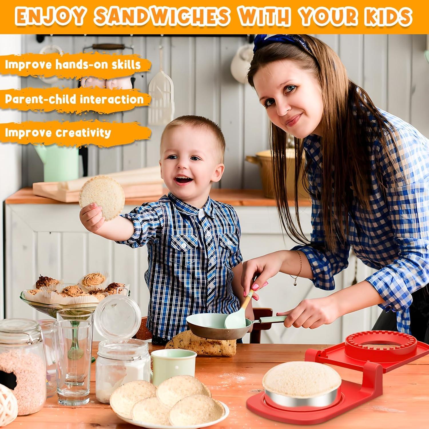 Cortador y Sellador de Sándwiches GLSY Redondo Acero Inoxidable