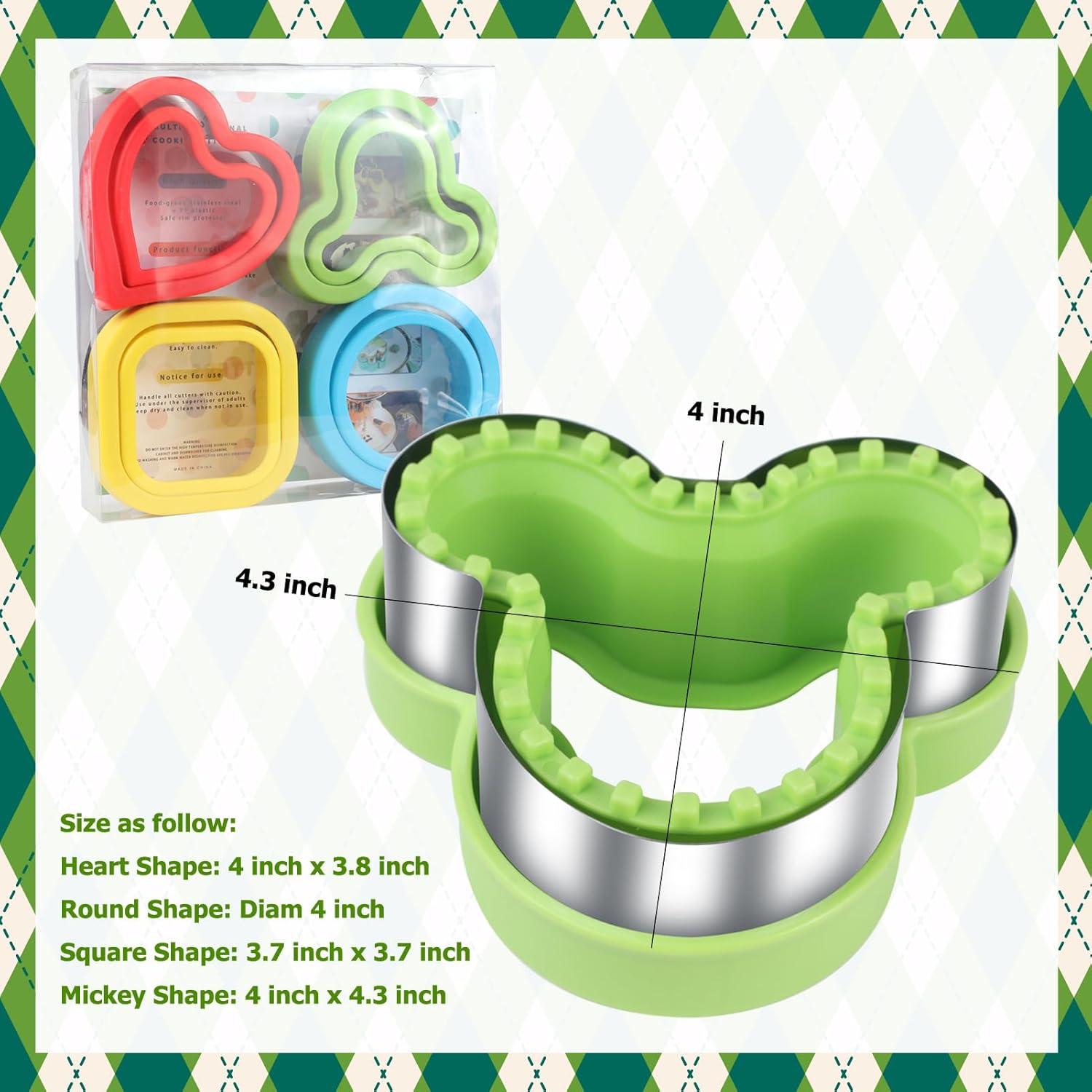 Cortador de Sándwich ETERSION 4 Piezas Acero Inoxidable