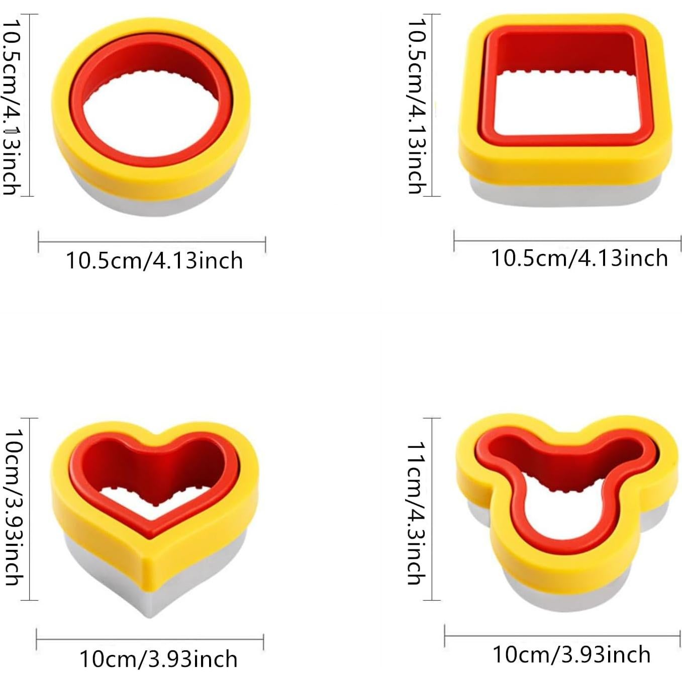 Cortador y Sellador de Sándwich Redondo Tuzicake 10,48 cm