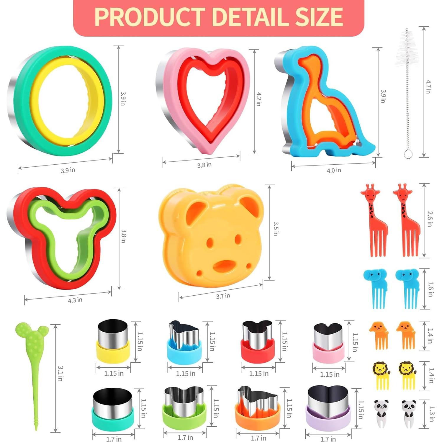 Set de Cortadores de Sándwich Sykuduerly 25 Piezas