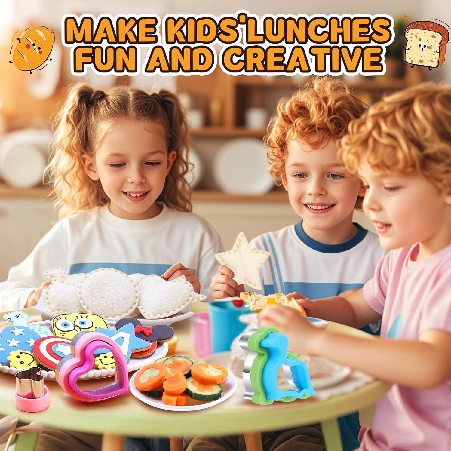 Juego de 12 Cortadores de Sándwich Jaystate Multicolor