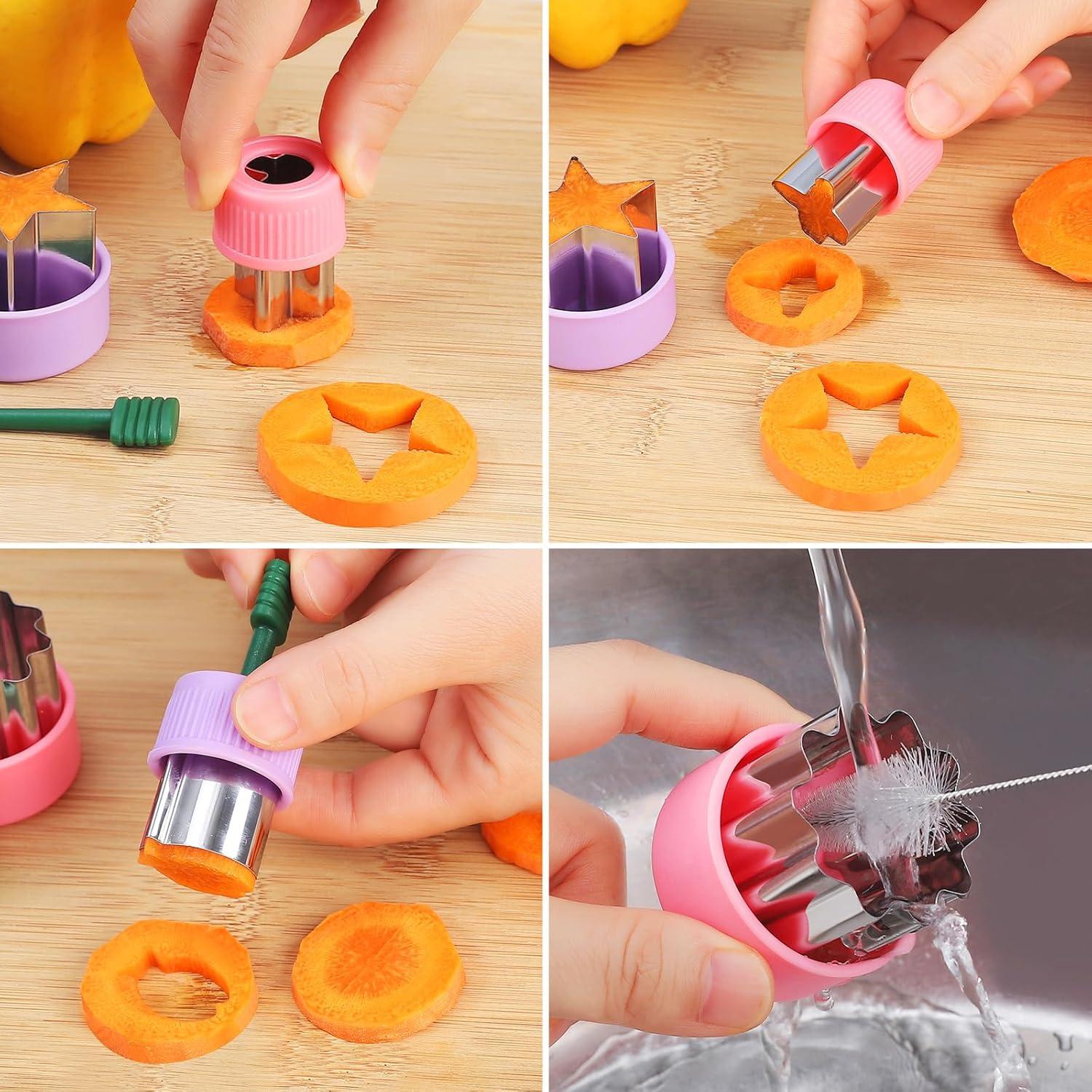 Juego de 24 Cortadores de Verduras Sykuduerly Animales