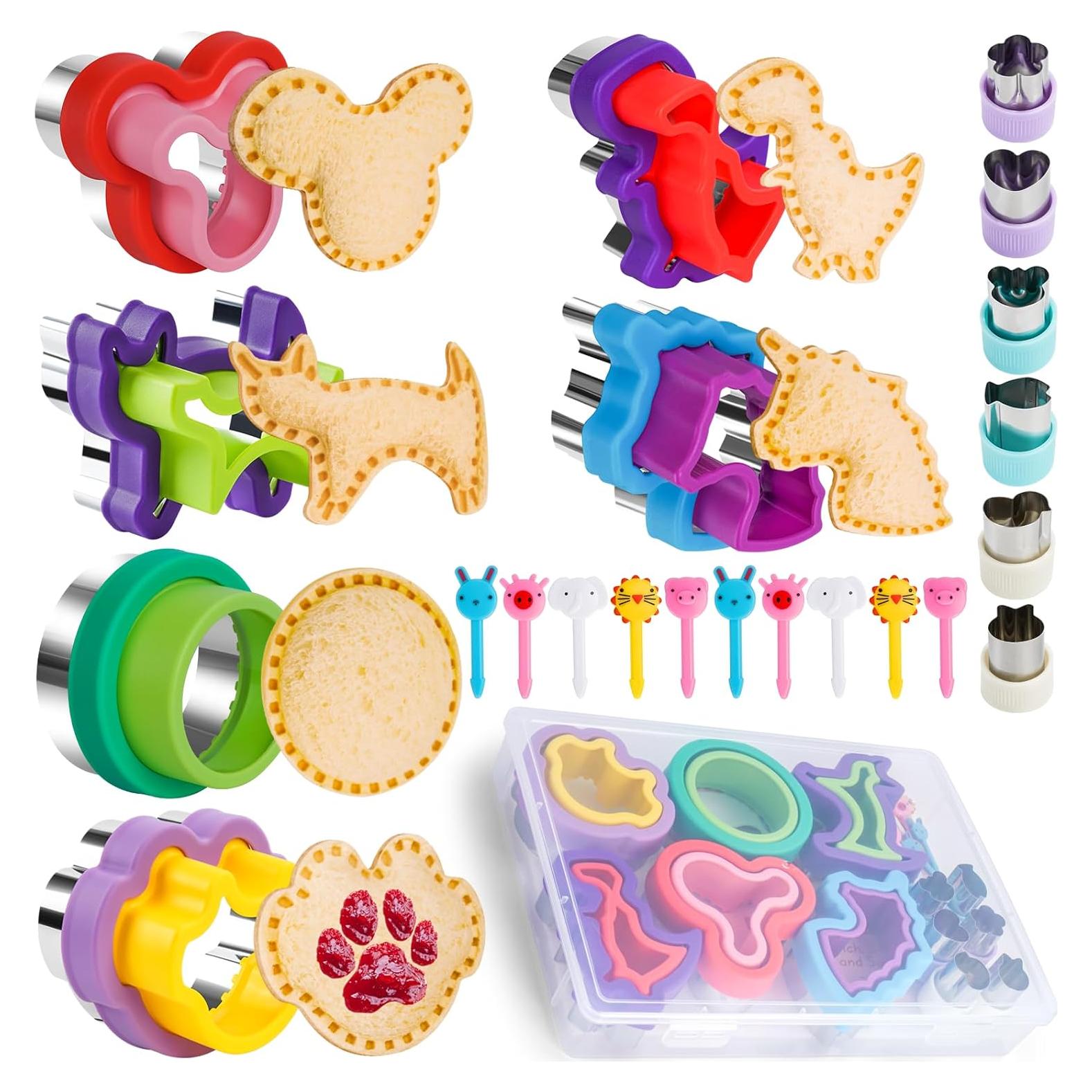 Set 22 Pcs Cortadores y Selladores de Sándwich Blithcreav