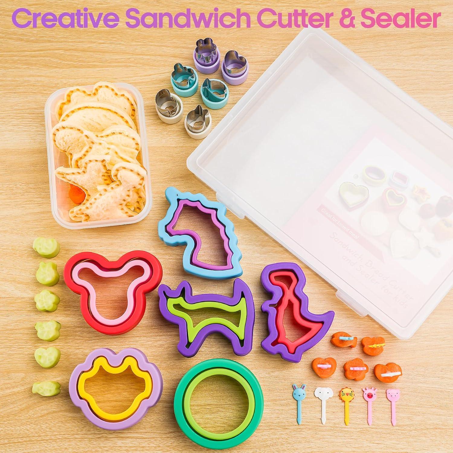 Set 22 Pcs Cortadores y Selladores de Sándwich Blithcreav