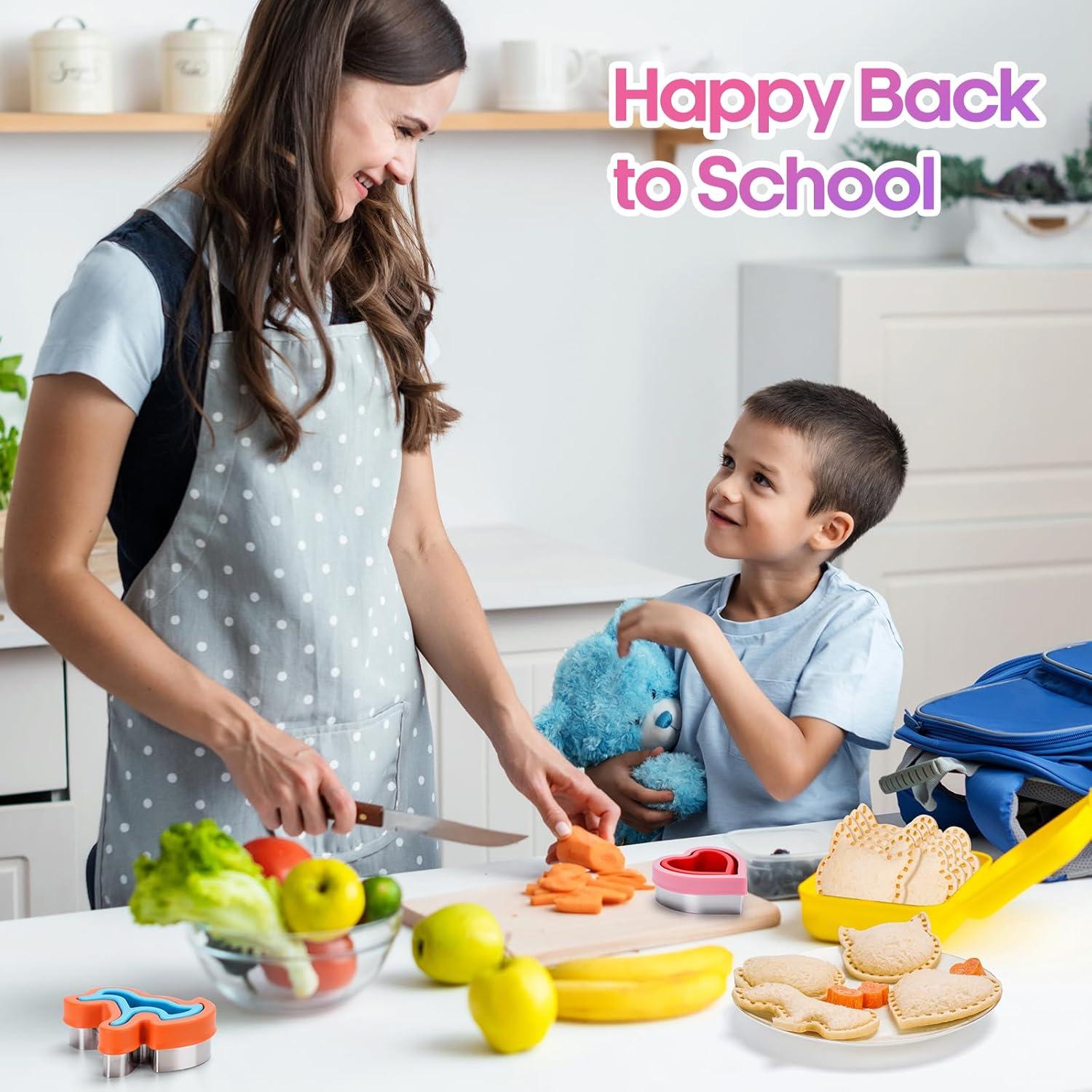 Set 22 Pcs Cortadores y Selladores de Sándwich Blithcreav