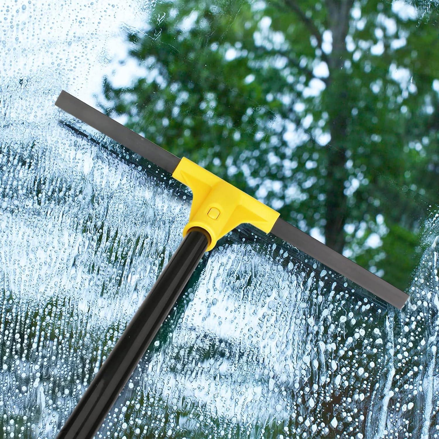 Escobilla de goma KeFanta 45.72 cm con mango ajustable 158.75 cm