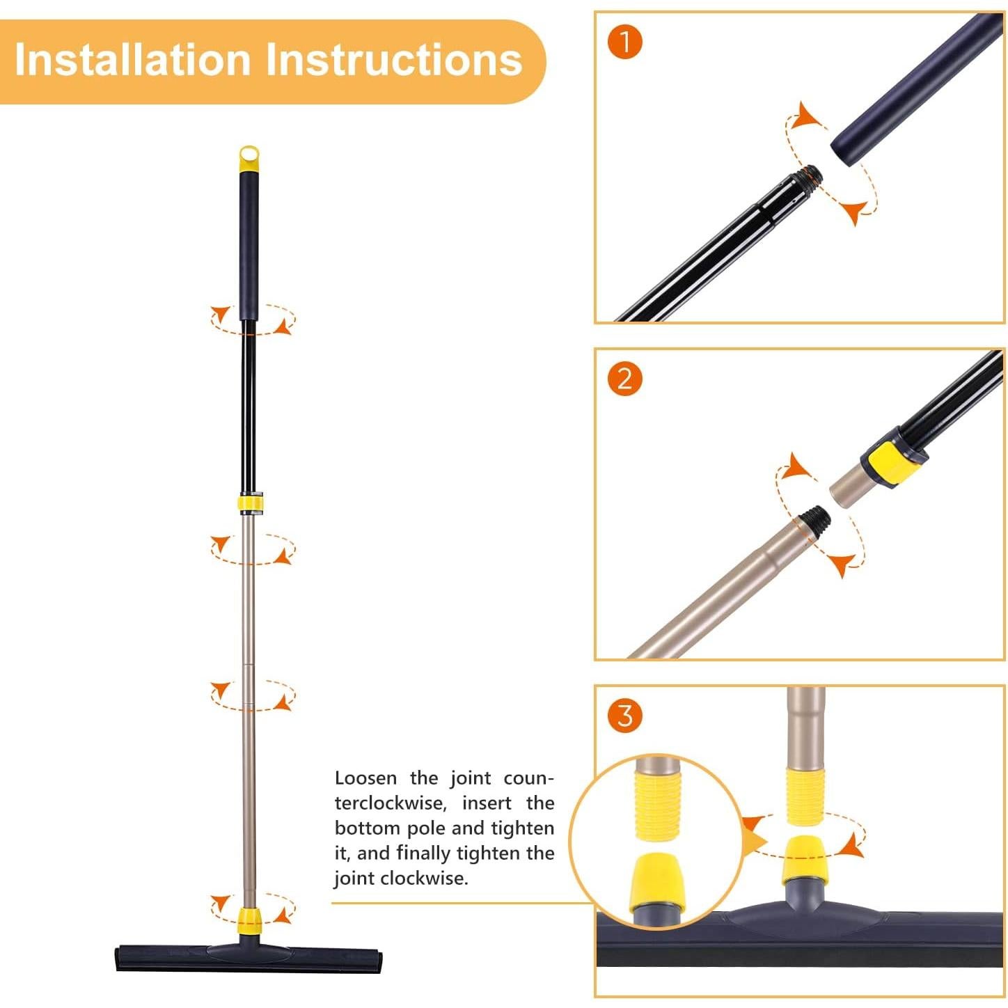 Raspador de Suelos Yocada Ajustable Telescópico 43 cm