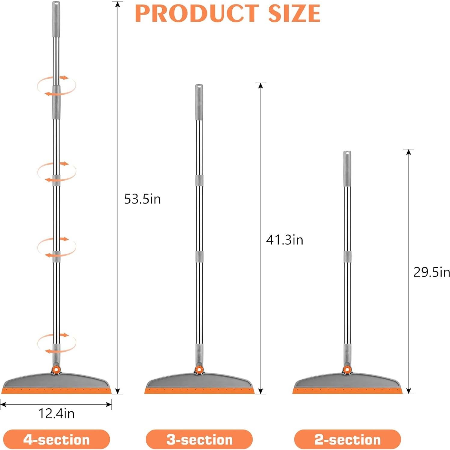 Escoba Mágica Multifuncional Nacena 137 cm Silicona