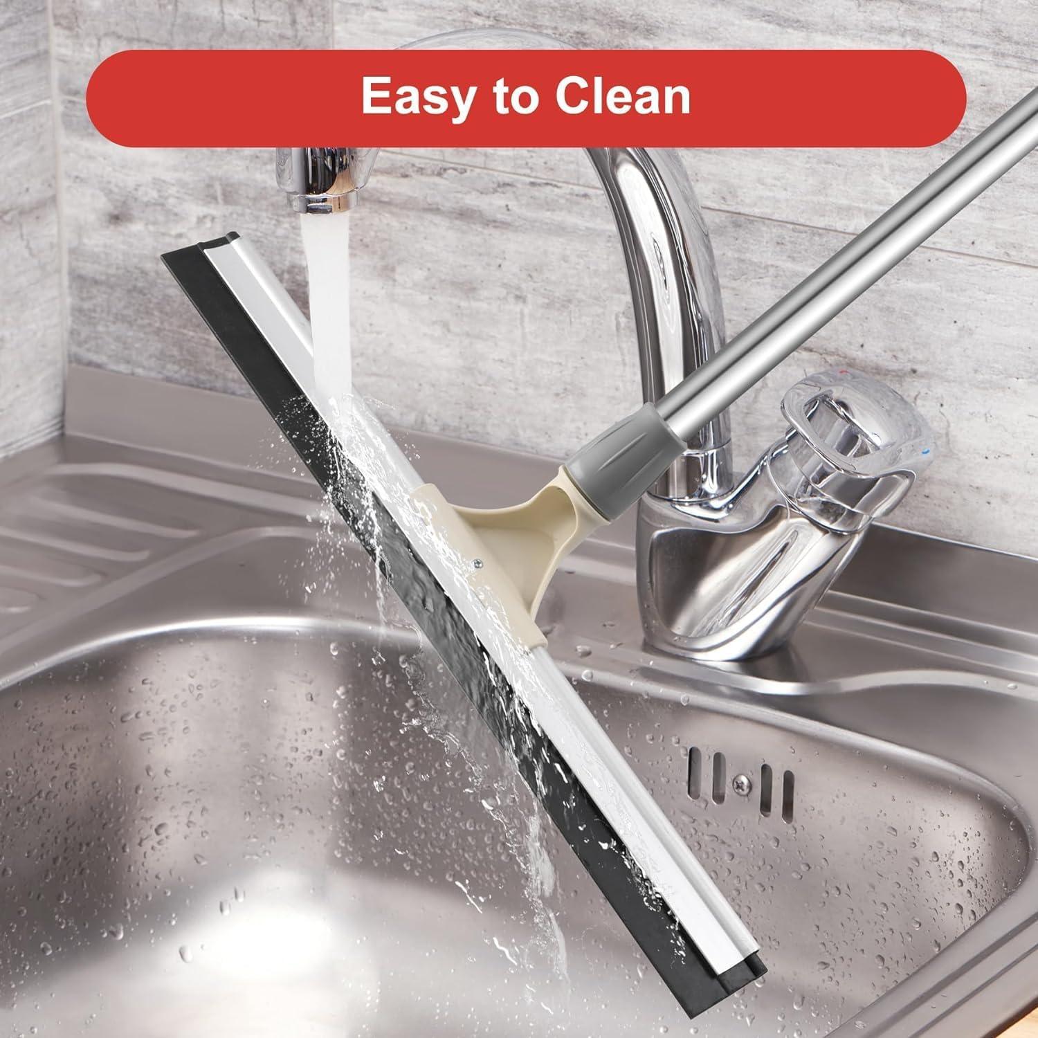 Escoba Squeegee Tiumso 43 cm con Mango 152 cm para Piso