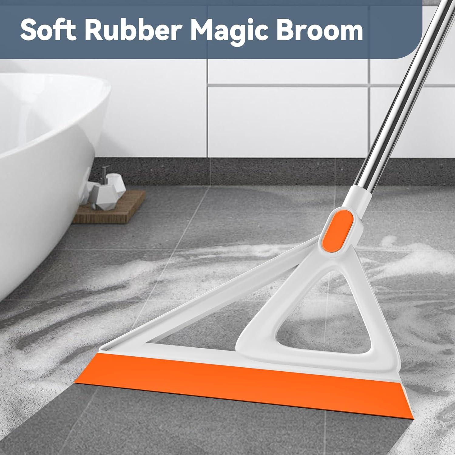 Escoba Mágica Multifuncional Nodirz 134 cm Naranja