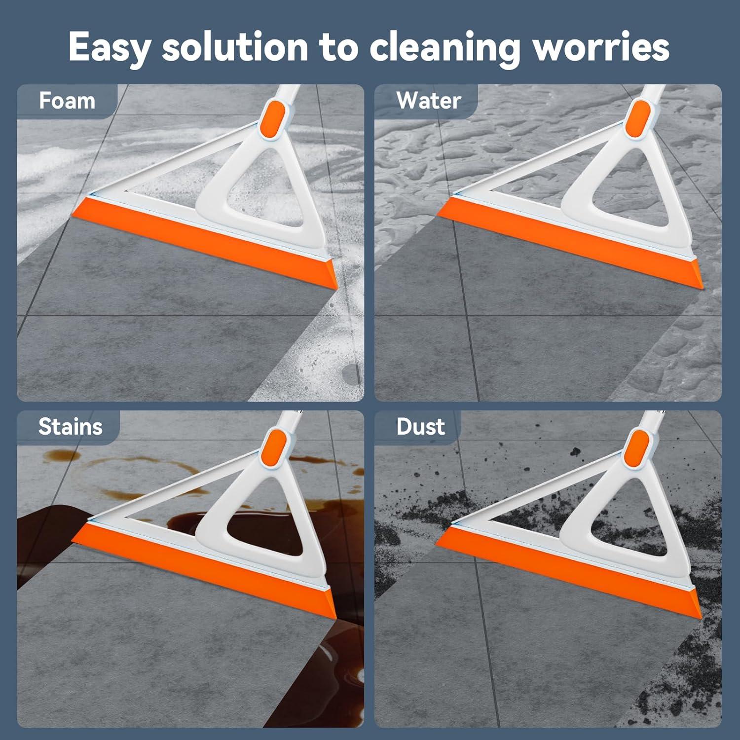 Escoba Mágica Multifuncional Nodirz 134 cm Naranja