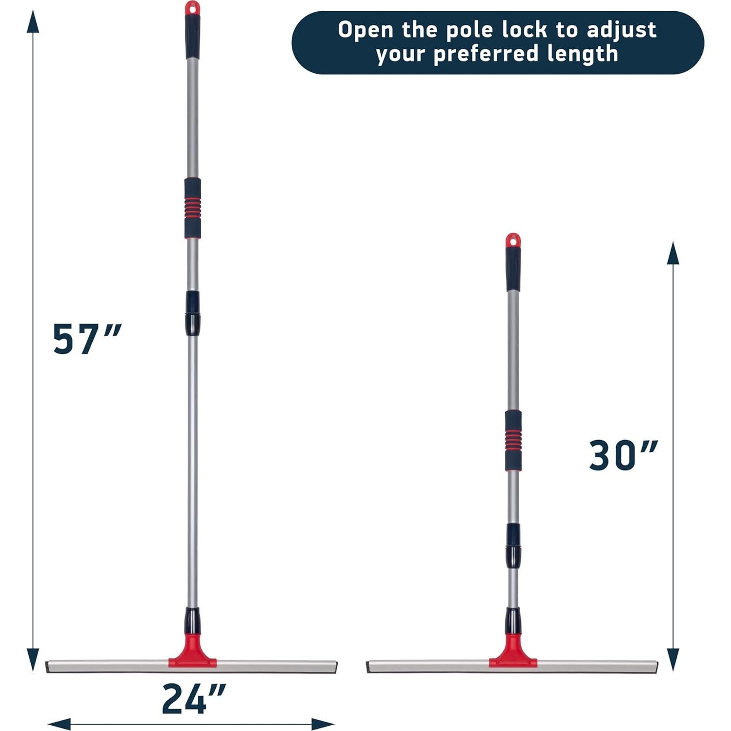 Raspador Profesional DSV Standard 60 cm con Mango Telescópico