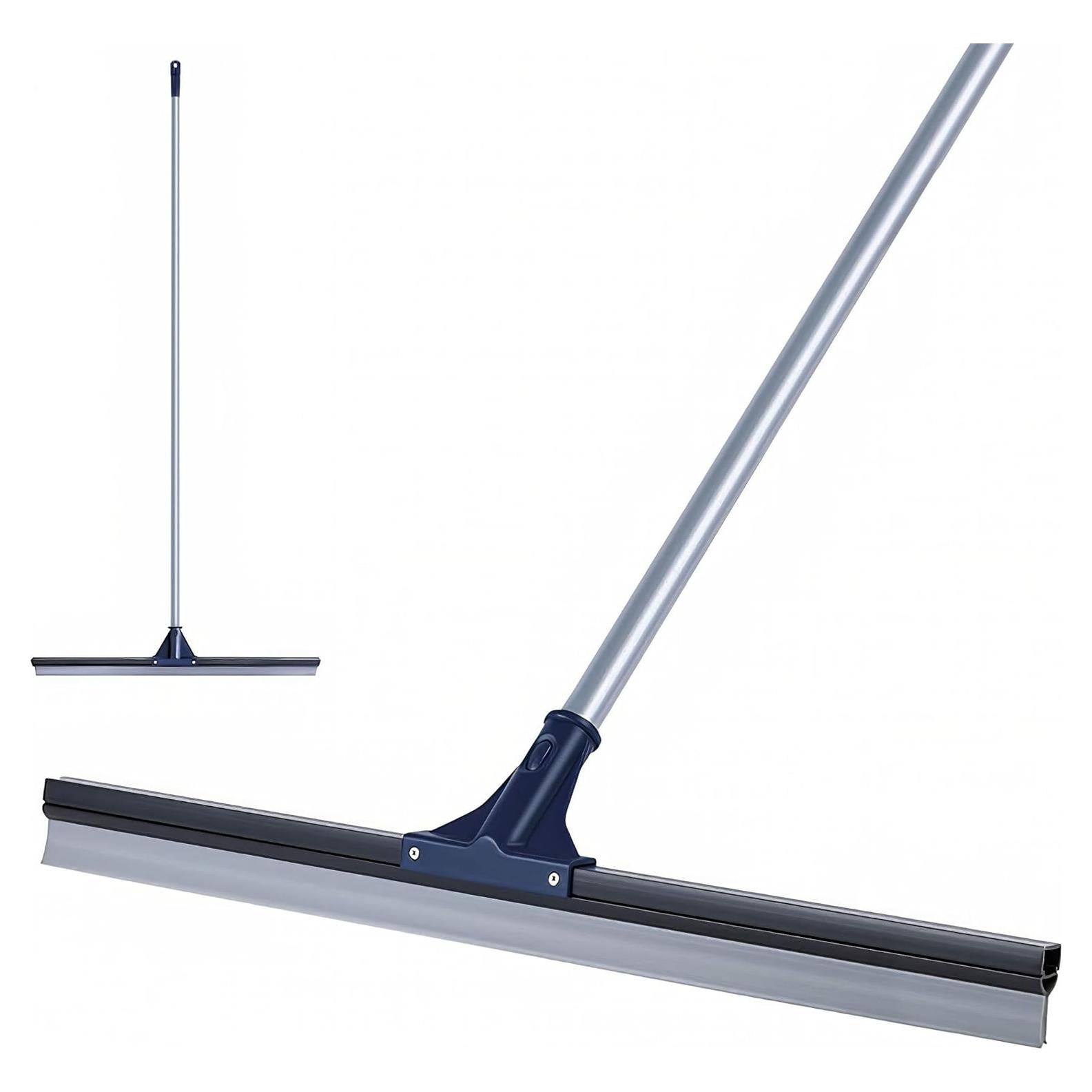 Escobilla de Piso DSV Estándar 76 cm Goma Silicona Mango 131 cm