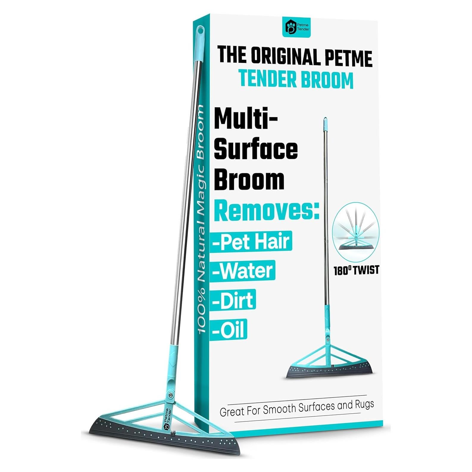 Escoba Mágica Petme Tender para Pelo de Mascotas 127 cm