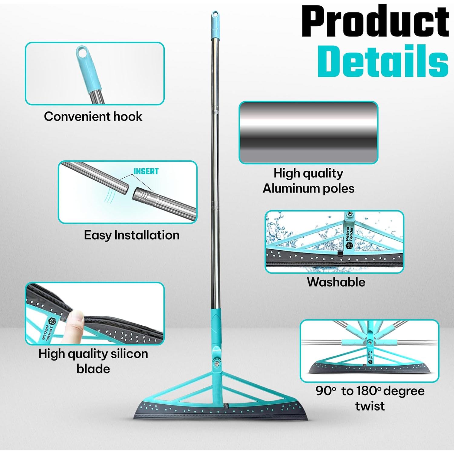 Escoba Mágica Petme Tender para Pelo de Mascotas 127 cm