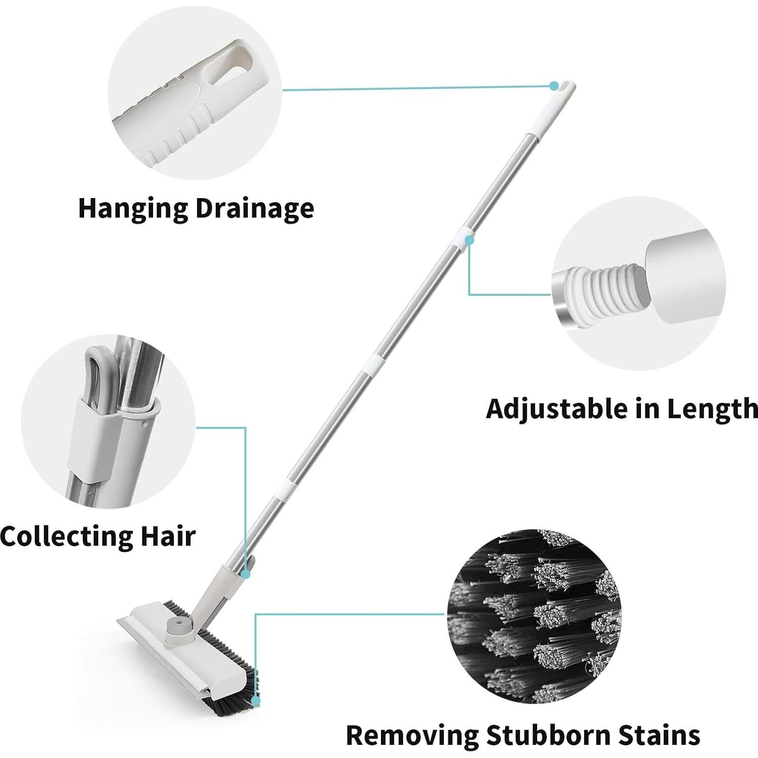 Cepillo de Fregado 3 en 1 AIR U+ con Mango Extensible 127 cm