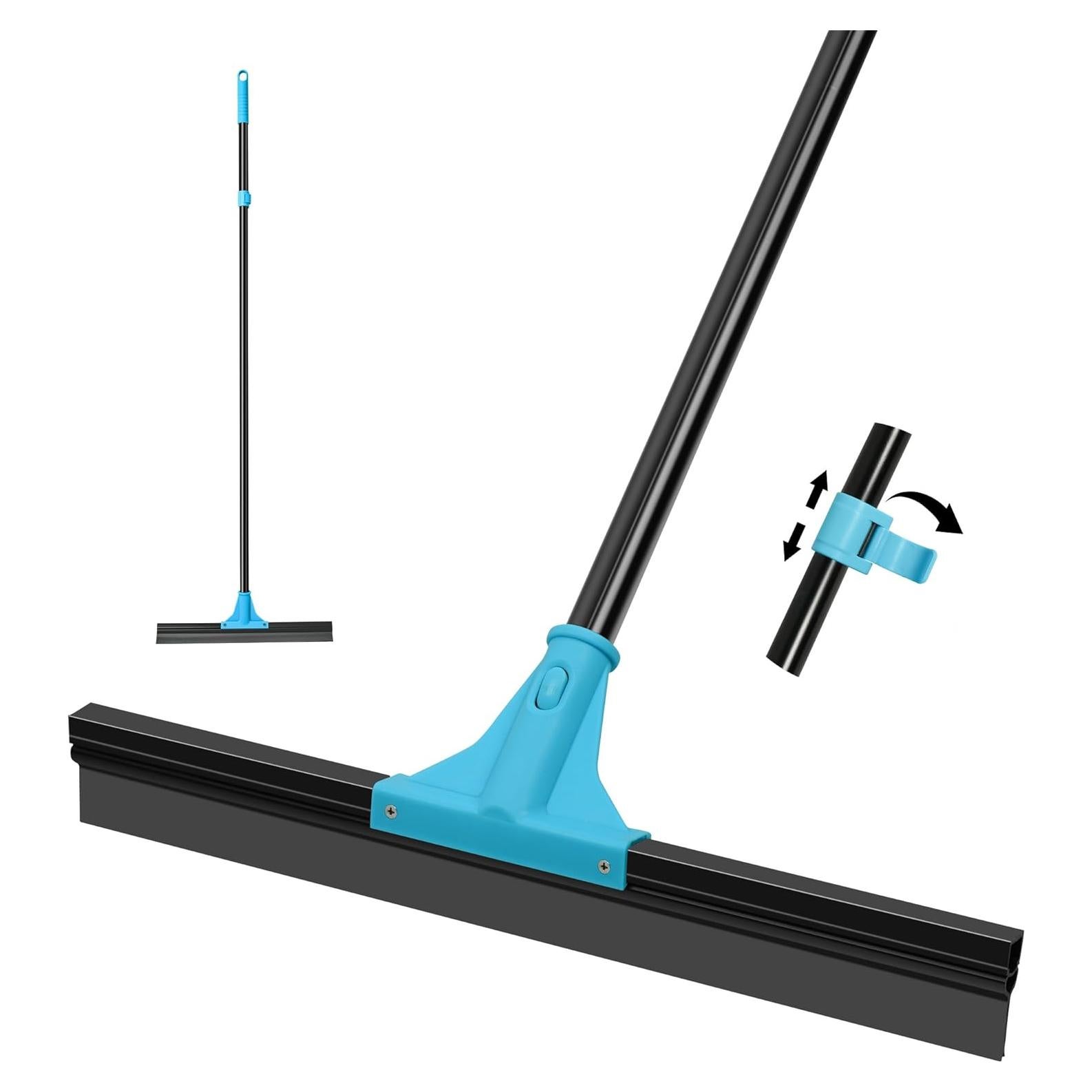 Escoba de Goma NEWE 45,72 cm con Mango Telescópico 147,83 cm