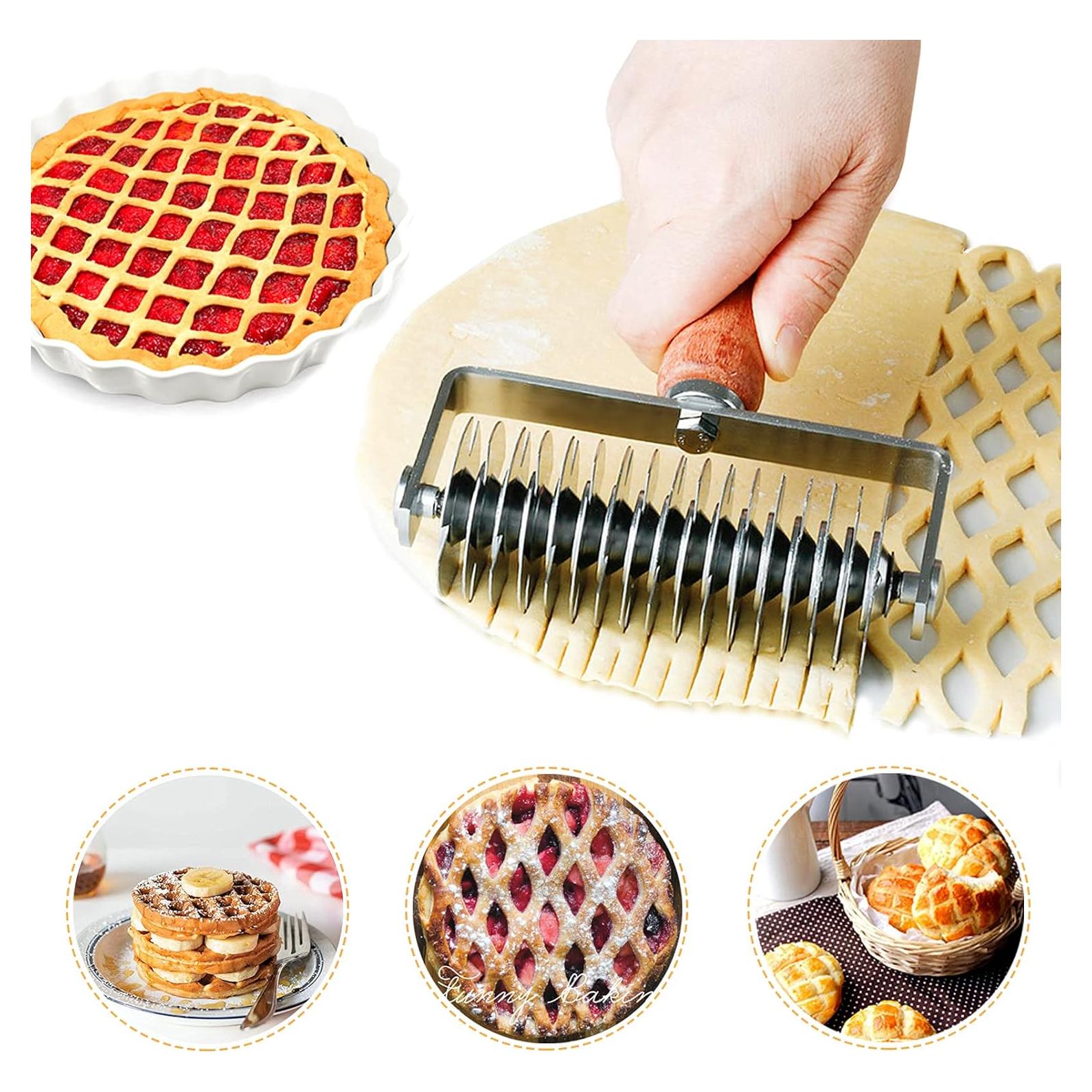 Cortador de Masa de Rejilla Aonagi - Acero Inoxidable y Madera