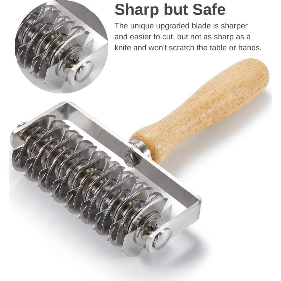 Cortador de Masa en Rejilla FUNNANS Acero Inoxidable 19.7x12.7cm