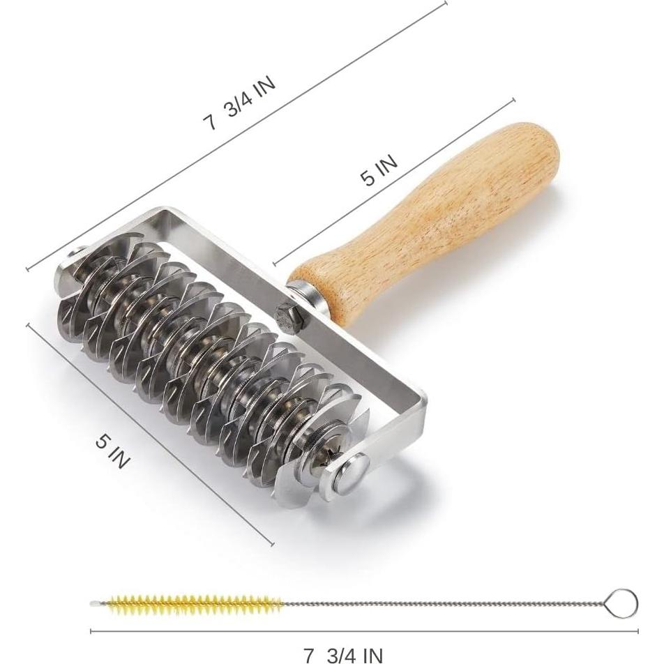 Cortador de Masa en Rejilla FUNNANS Acero Inoxidable 19.7x12.7cm