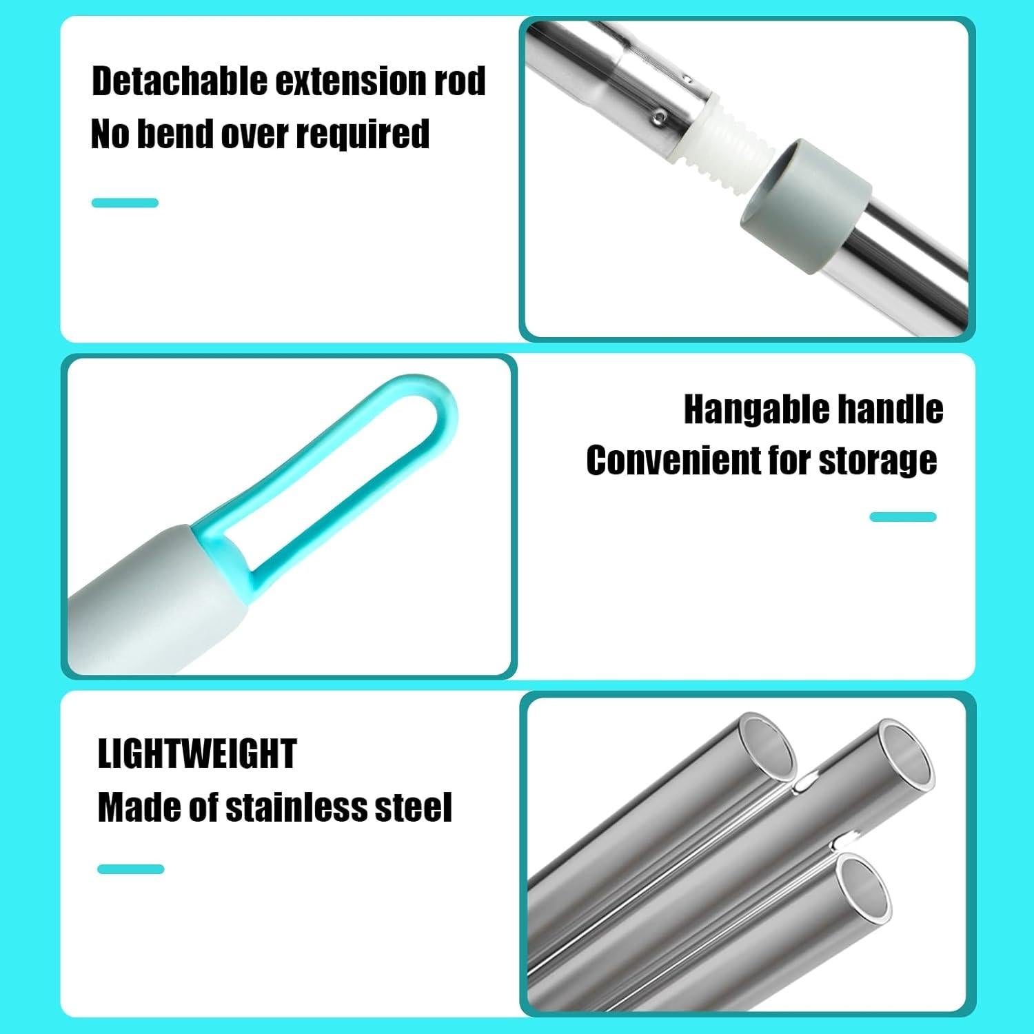 Escoba de Silicona Multifuncional XXFLOWER 139,7 cm