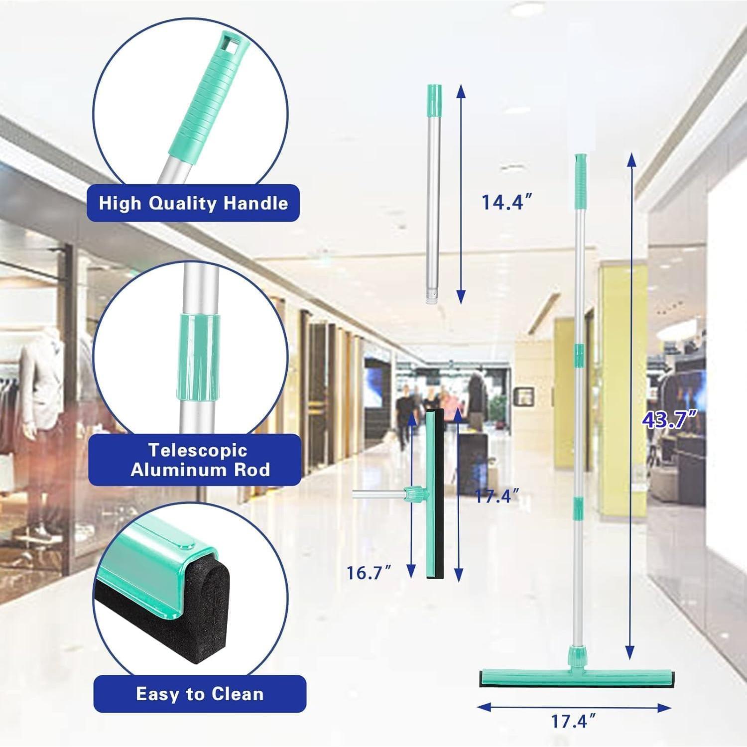 Squeegee de Piso Bryquelin 45 cm Ajustable para Limpieza