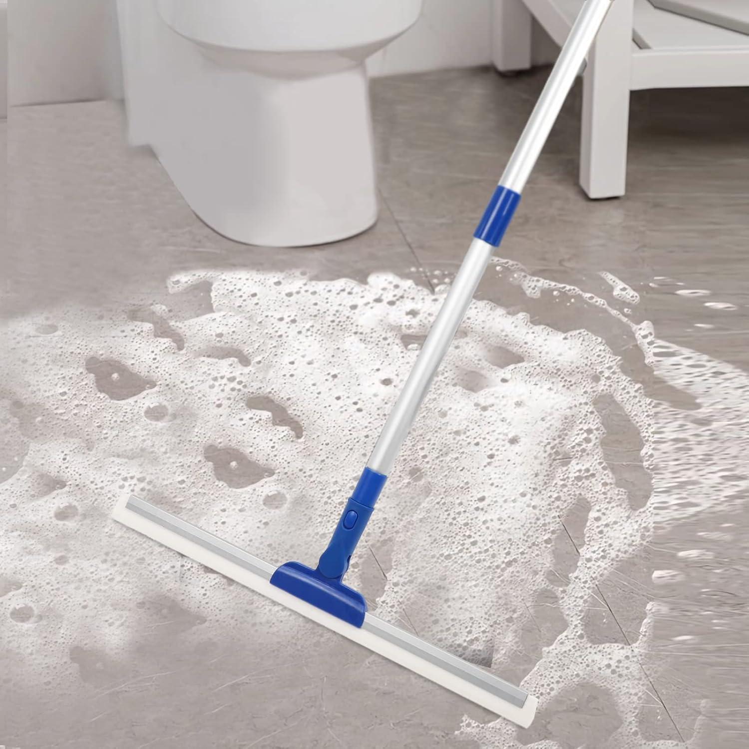 Escoba Mágica Bryquelin 43 cm con Raspador y Mango 142 cm