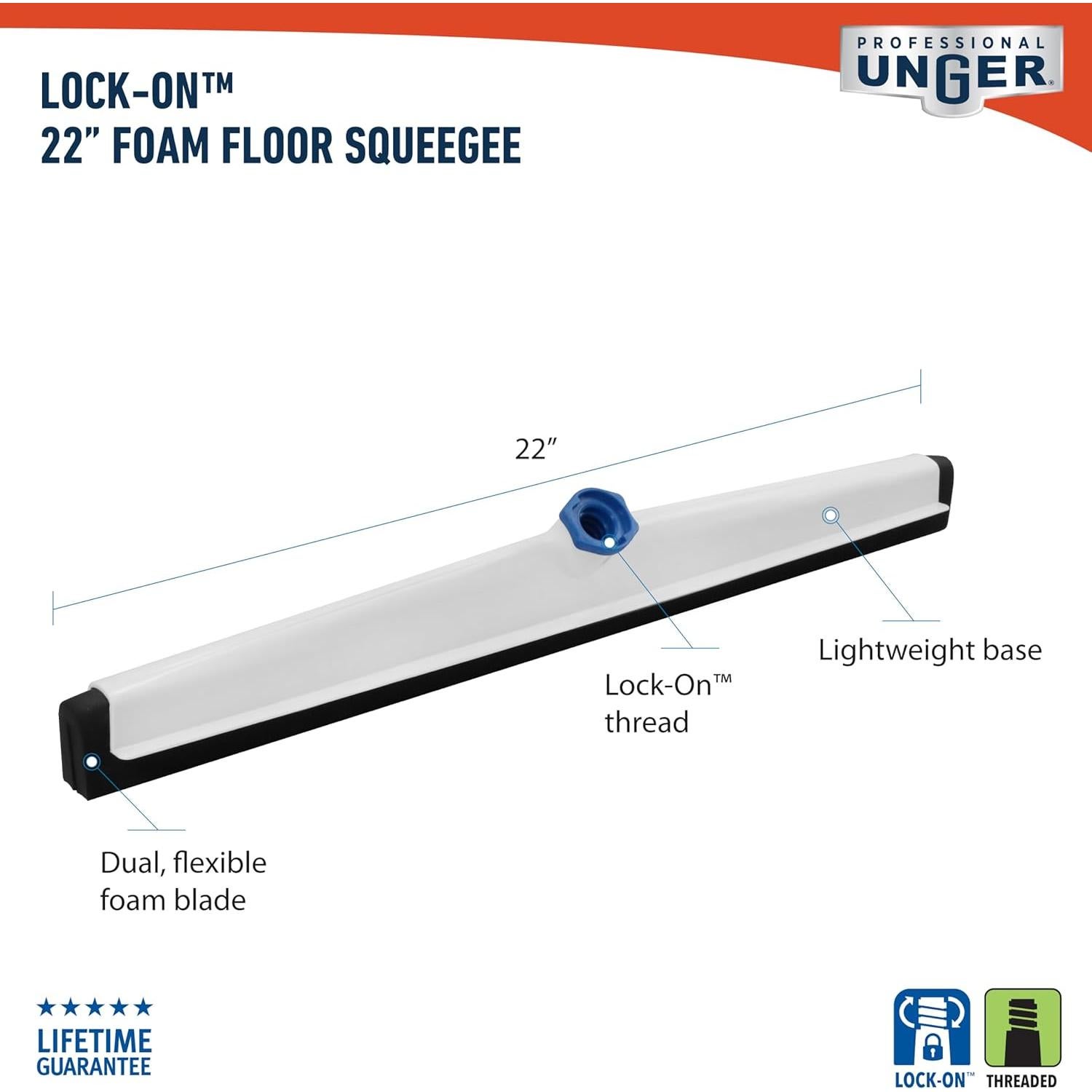 Limpiador de Suelos Unger AquaFlex 55.88 cm con Protector