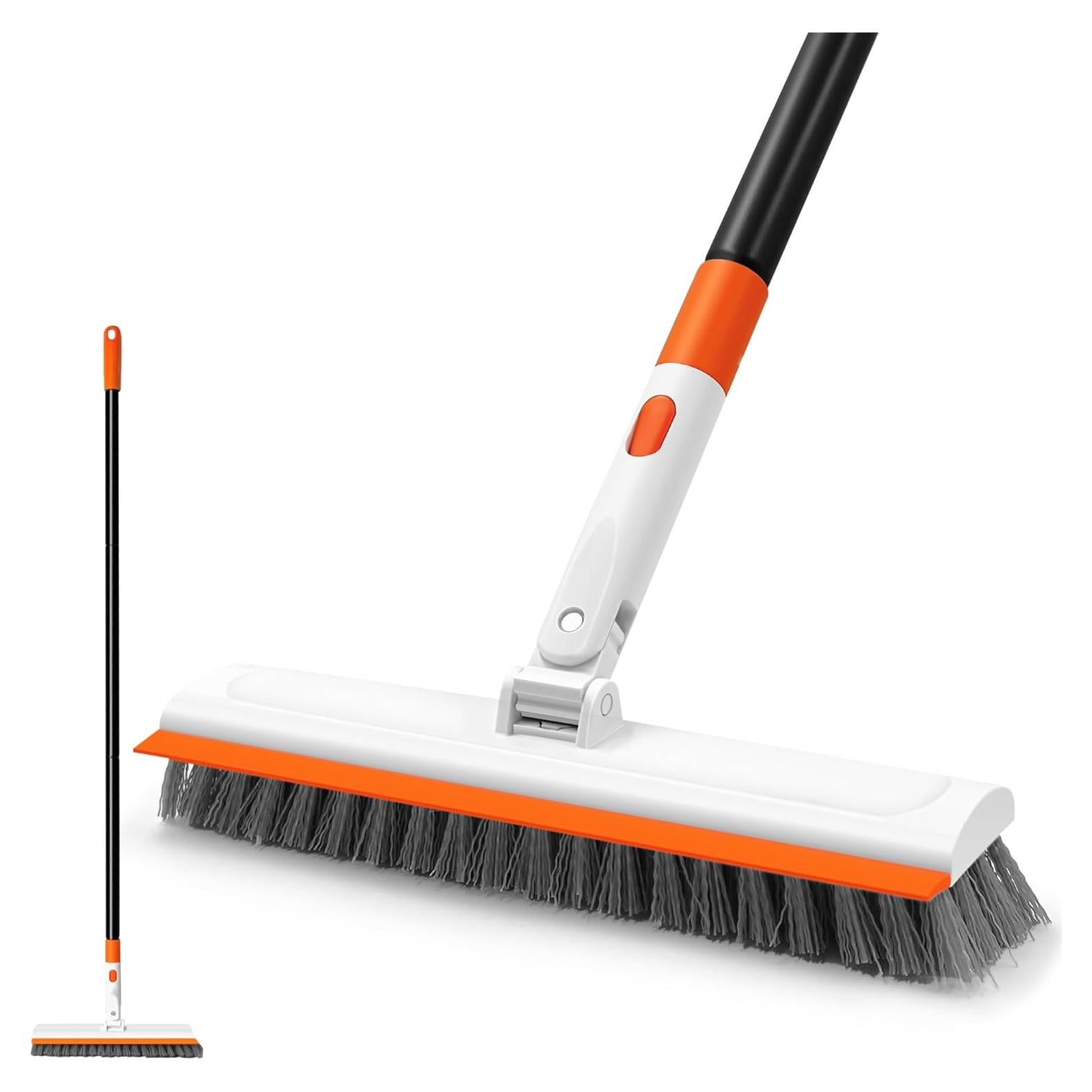 Cepillo de Suelo NEWE con Mango Largo 128 cm y Raspador