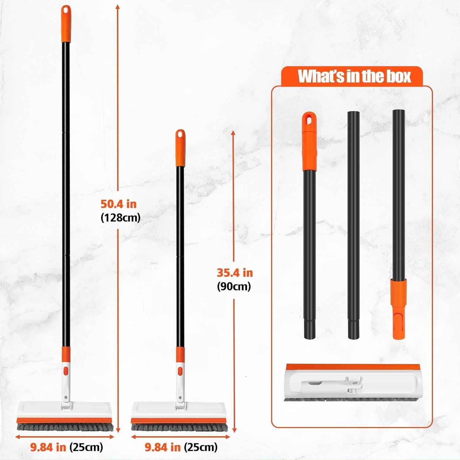 Cepillo de Suelo NEWE con Mango Largo 128 cm y Raspador