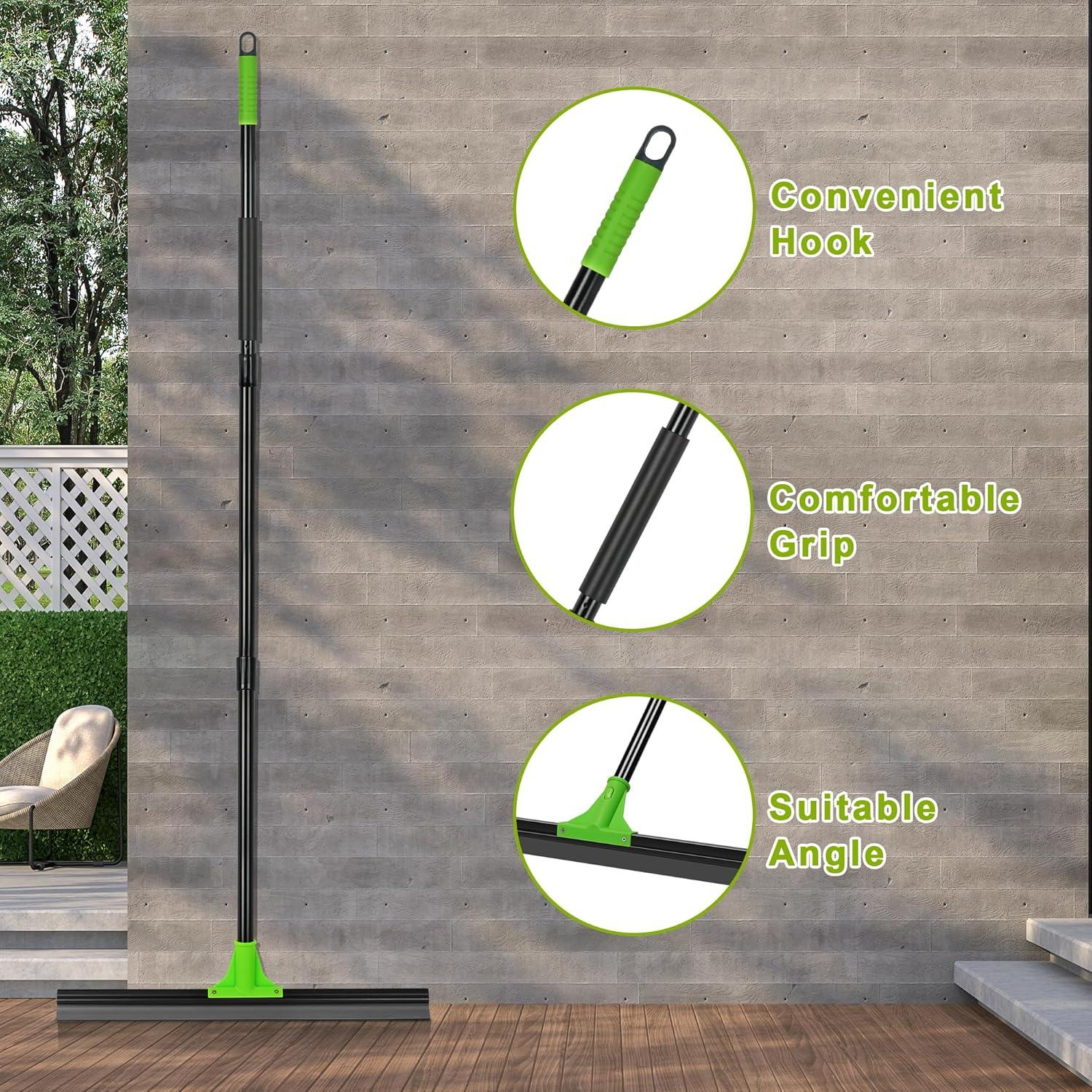 Raspador de Piso DALIPER 60 cm con Mango Ajustable 152 cm