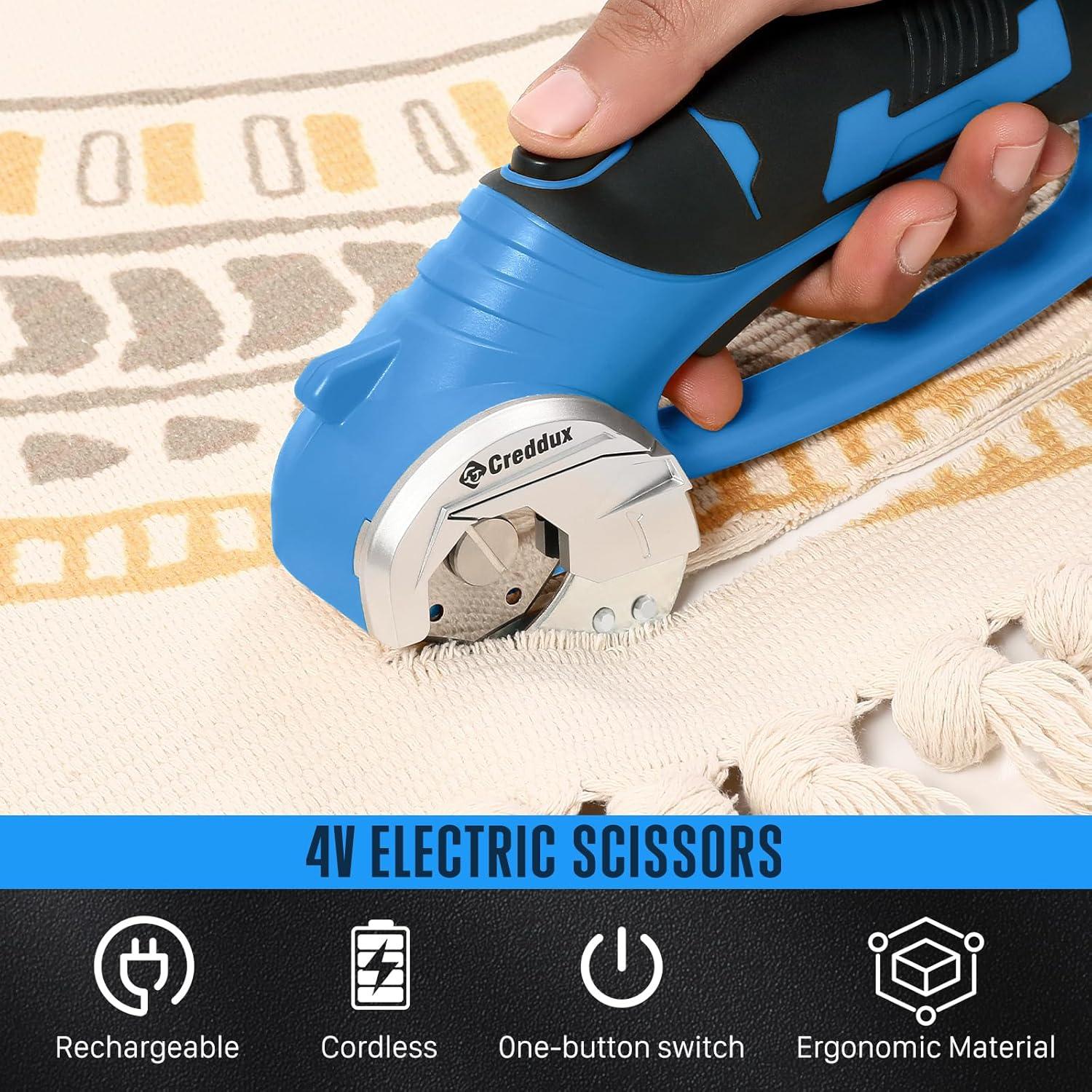 Tijeras eléctricas inalámbricas Creddux 4V con luz LED