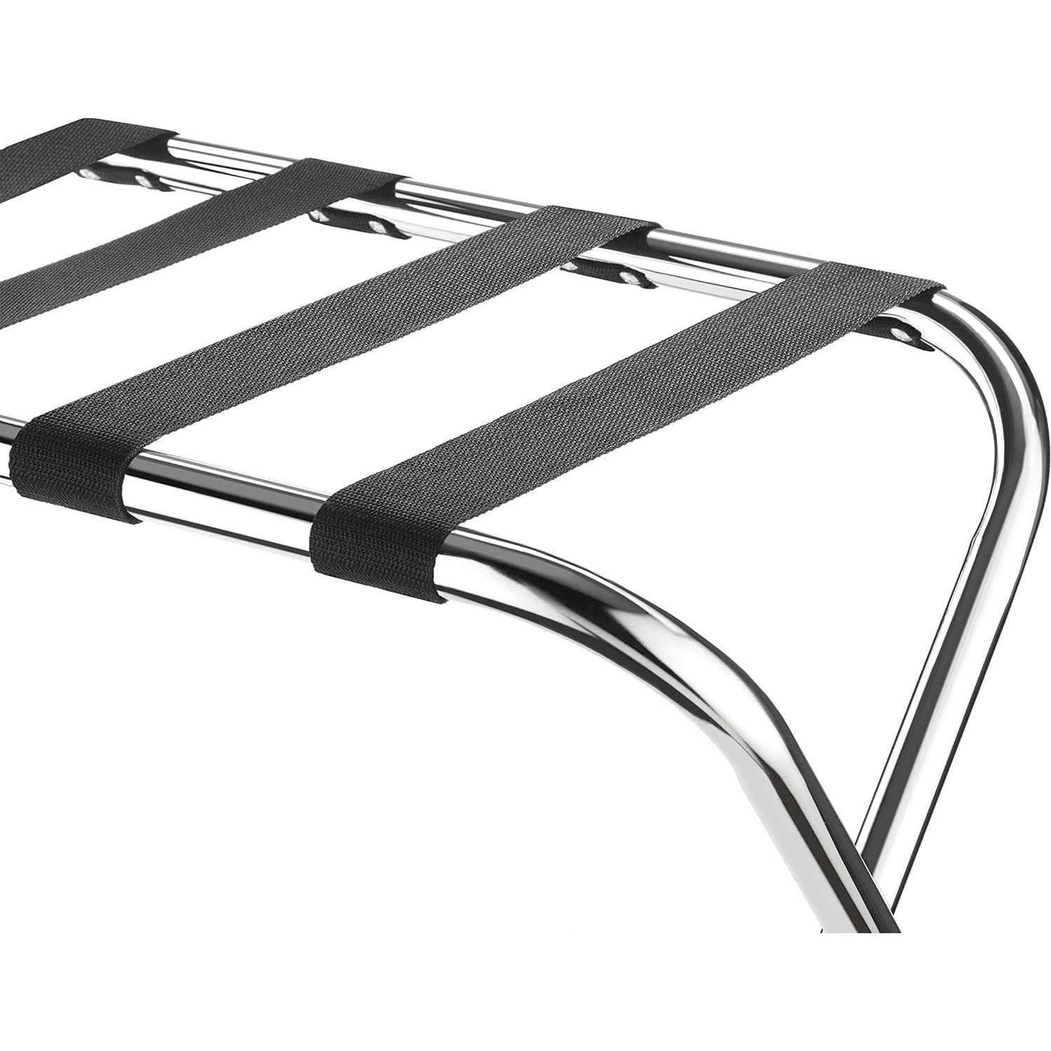 Soporte para Equipaje Plegable Whitmor Cromado 110 lbs