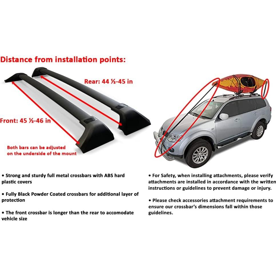 Barras de techo BrightLines para Toyota Highlander 2020-2025