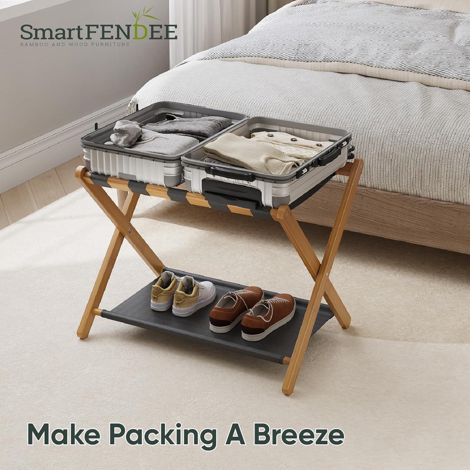 Juego de 2 Soportes Plegables para Equipaje Smart FENDEE