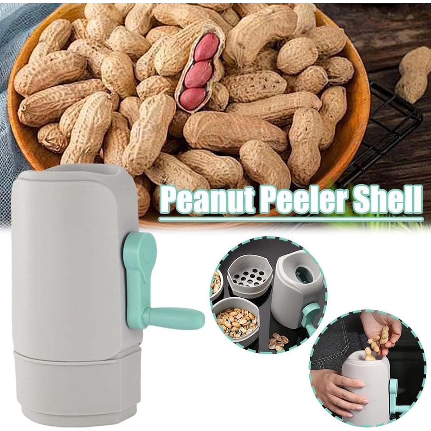 Descascaradora Automática 2 en 1 Bxzna para Semillas y Nueces