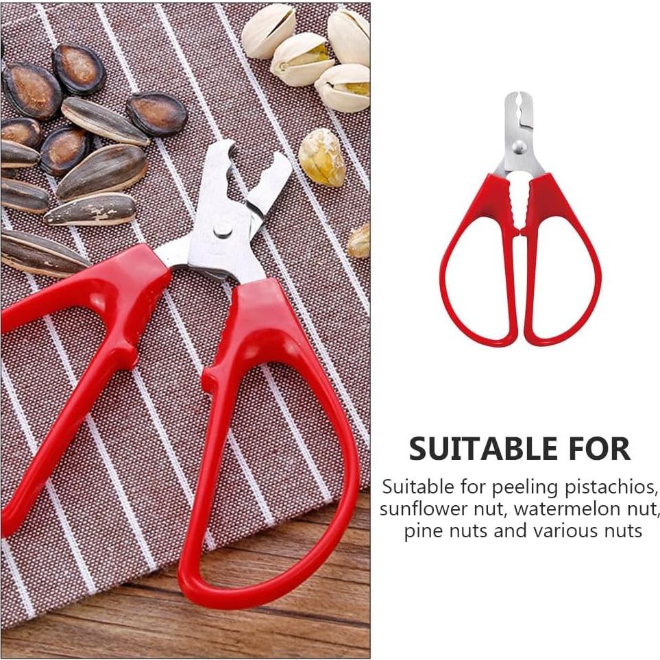 Alicate Abridor de Semillas Rojo WsjiaboFux - Pelador de Nueces
