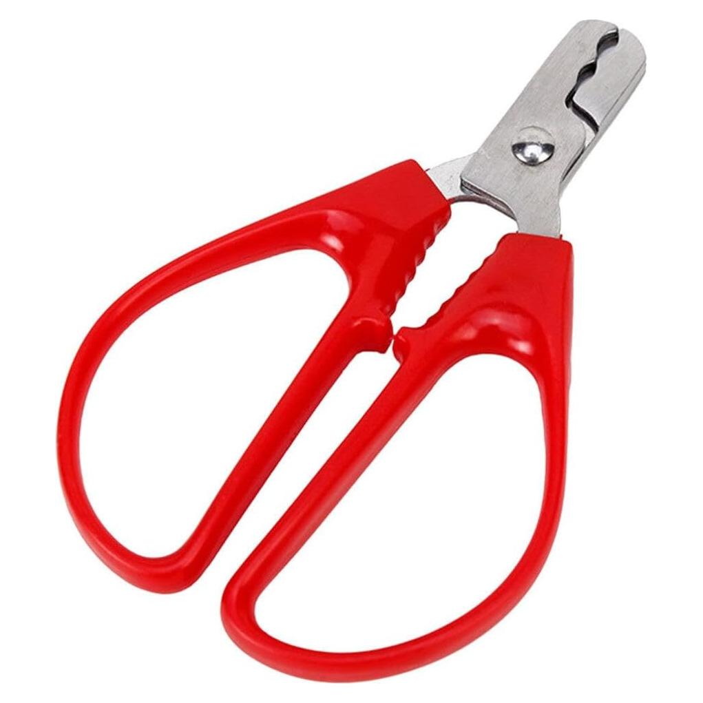 Alicate Cascanueces Kichvoe Acero Inoxidable 12.3cm Rojo
