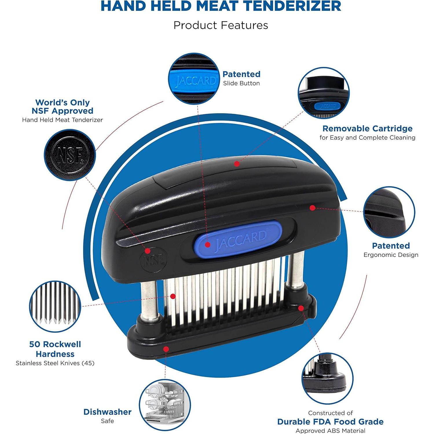 Amasador de Carne Jaccard 45 Cuchillas Acero Inoxidable