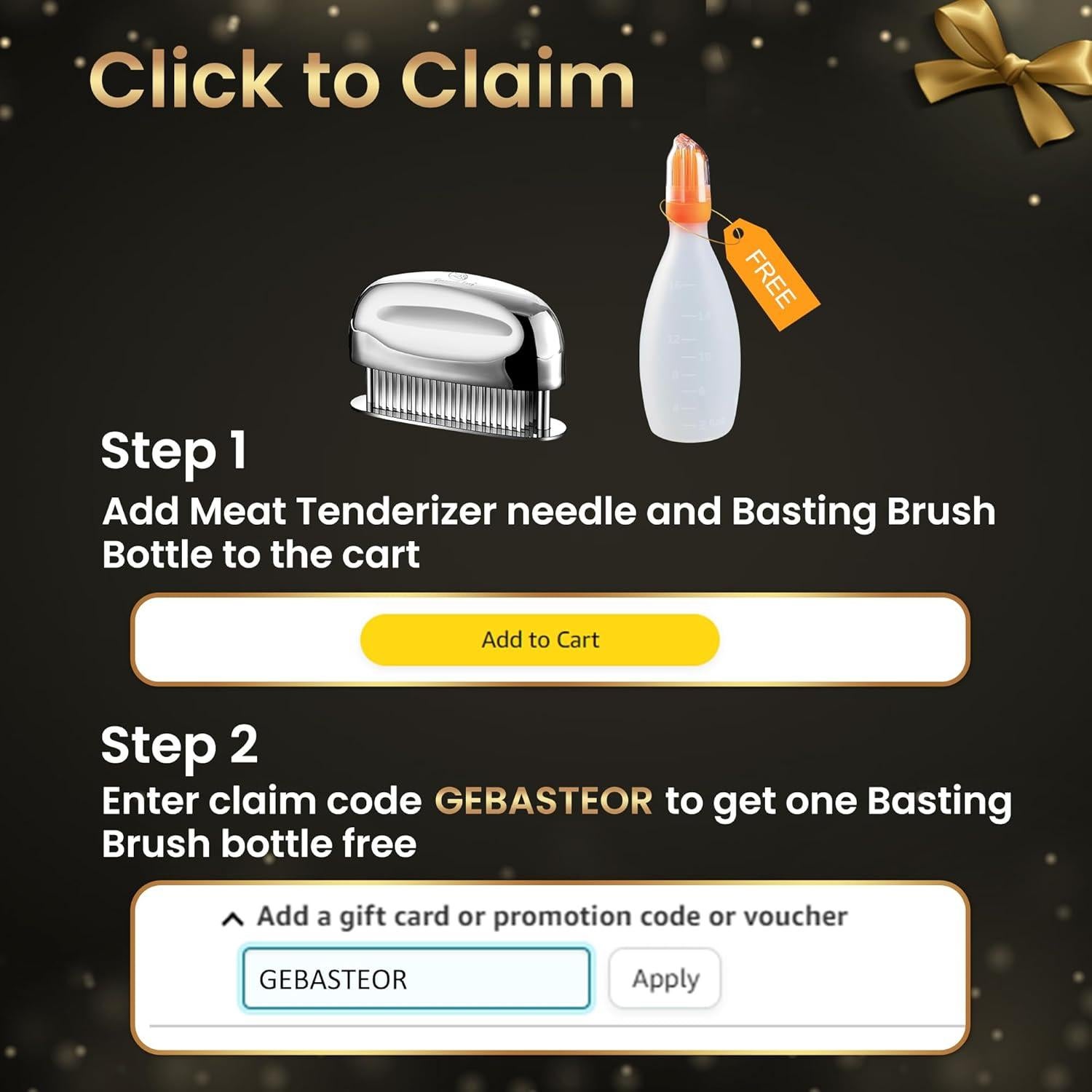 Ablandador de Carne Gourmet Easy Acero Inoxidable 100%