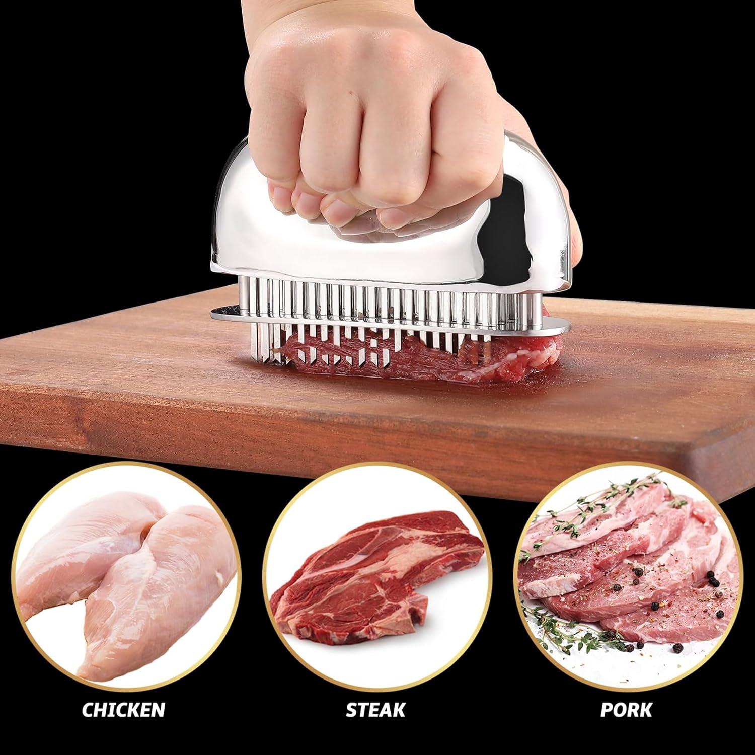Ablandador de Carne Gourmet Easy Acero Inoxidable 100%