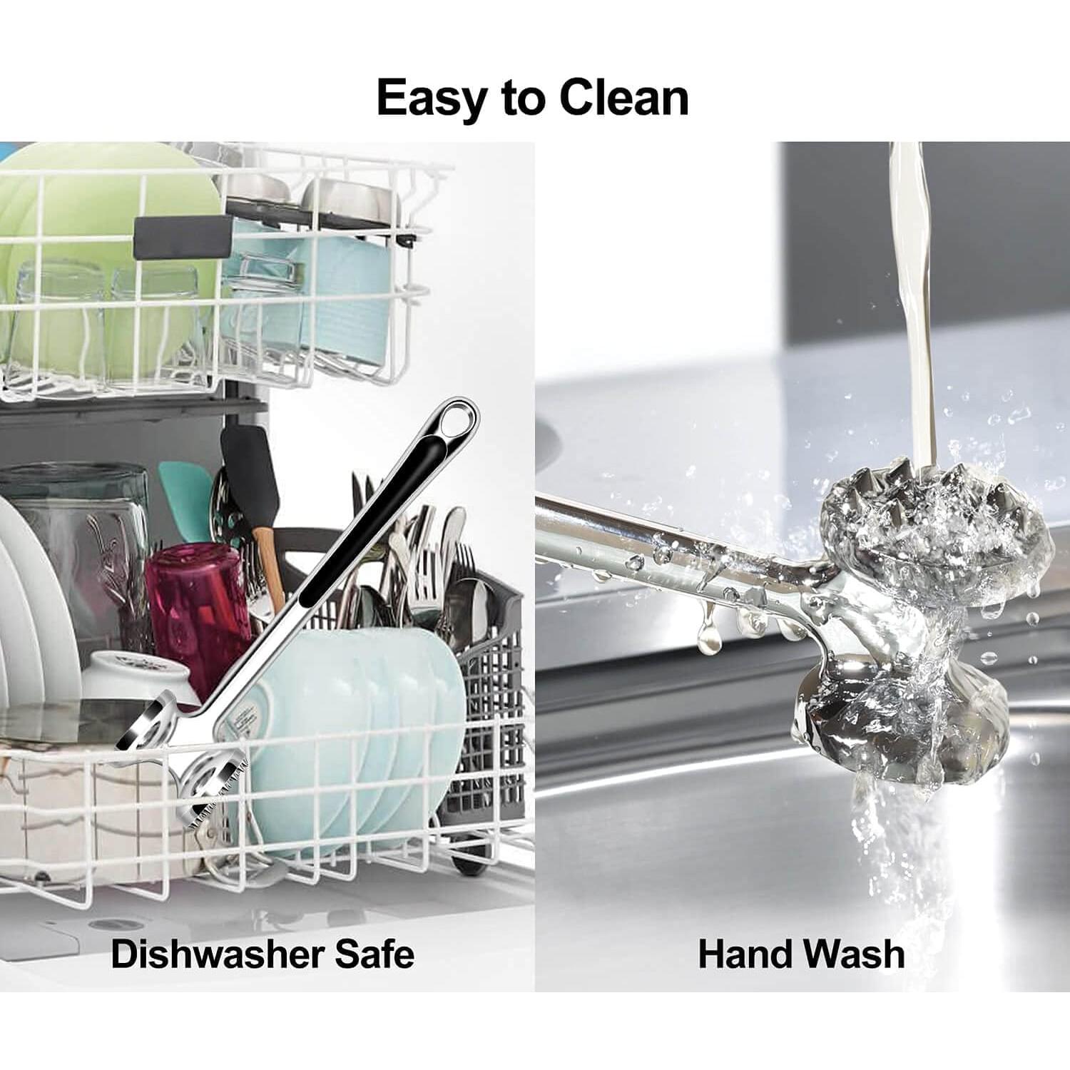 Martillo de Cocina YAQIMEI Doble Lado 22,61 cm para Ablandar Carne