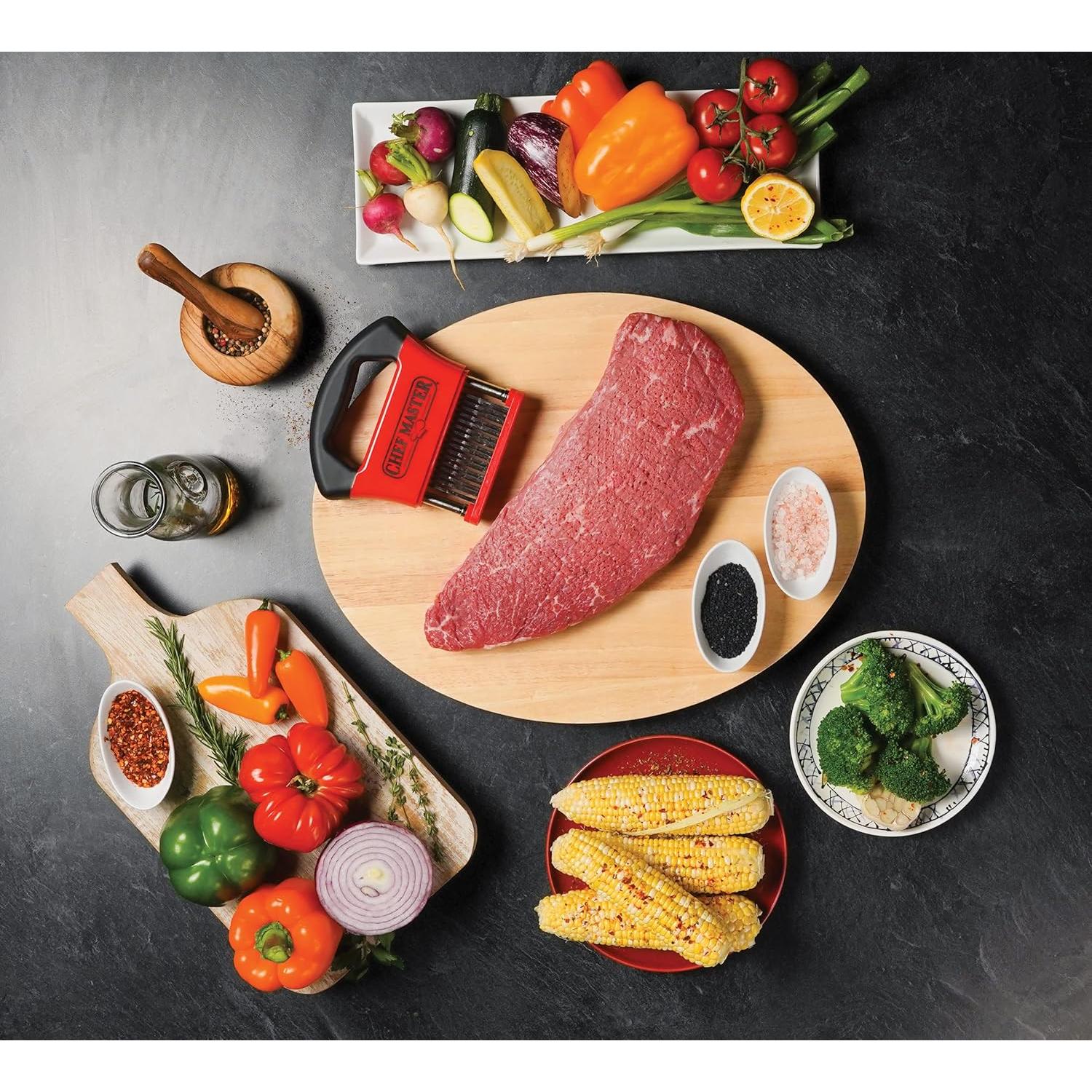 Herramienta Ablandadora de Carne Chef Master Acero Inoxidable